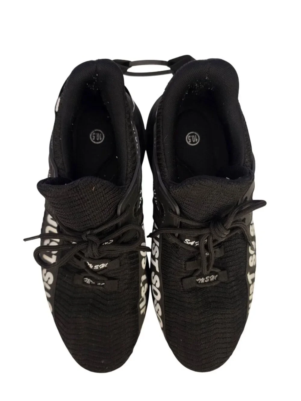 Just So So Steel Toe Work Shoes Mens 10.5 Black Lightweight Safety Sneakers - Picture 2 of 8